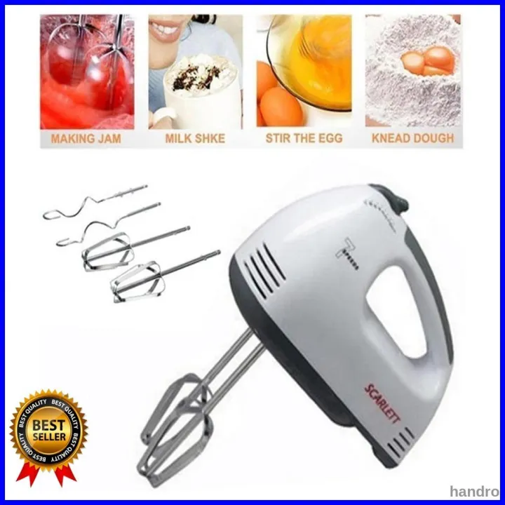 Scarlett hand mixer 7 Speed Dough Hand Mixer Egg Beater Food Blender