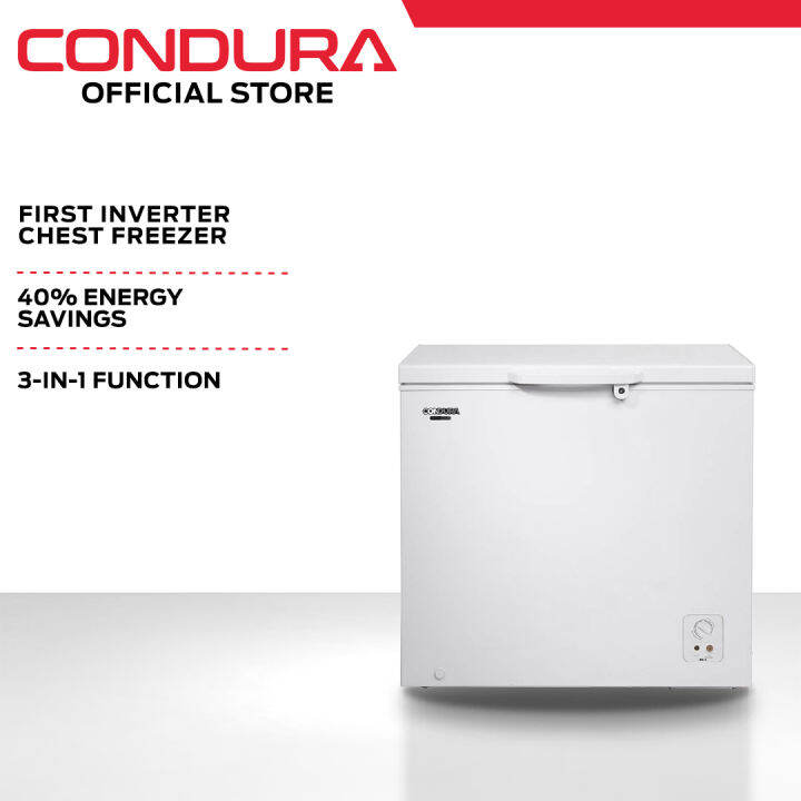 Condura CCF200Ri Chest Freezer Inverter 7.0 cu ft Lazada PH