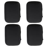 4X Portable Hard Disk Drive Shockproof Zipper Cover Bag Case 2.5Inch HDD Bag Black