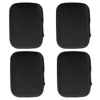 4X Portable Hard Disk Drive Shockproof Zipper Cover Bag Case 2.5Inch HDD Bag Black