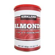 Hạnh nhân rang cao cấp Kirkland Almonds hộp 453gr của Mỹ