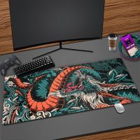 Large Game Mouse Pad Japanese Dragon Gaming Accessories HD Print Office Computer Keyboard Mousepad XXL PC Gamer Laptop Desk Mat