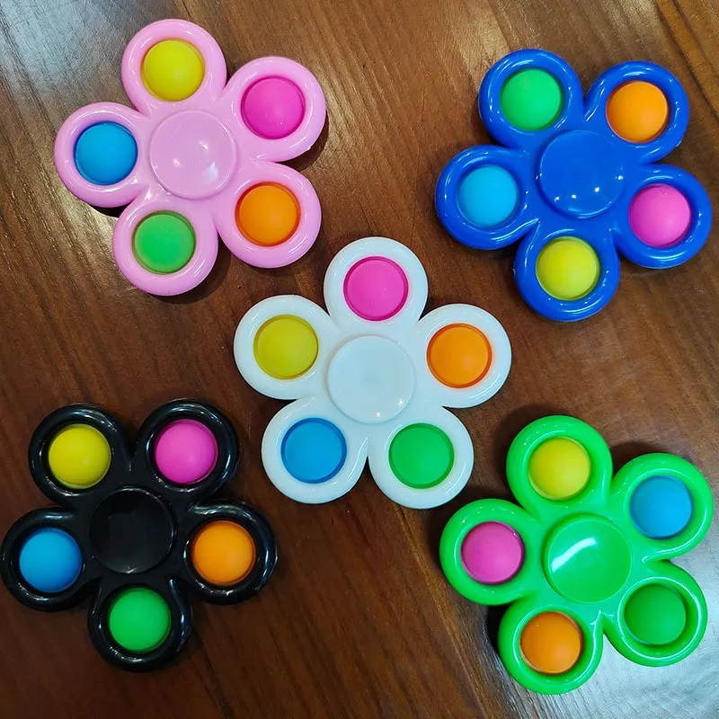 simple dimple fidget toy spinner