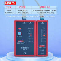 UNI-T Handheld Cable tester for EthernetephoneBNCHDMI conducting,short-circuit,crossed or open-circuit test LED display