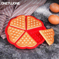 Onetwone Non-Stick ซิลิโคนแม่พิมพ์วาฟเฟิลถาดอบขนมแม่พิมพ์ทำเค้กผู้ผลิตซิลิโคนเค้กวาฟเฟิลช็อกโกแลต DIY พิมพ์กระทะพิมพ์สำหรับขนมอบขนมปิ้งสำหรับเตาอบ-อุณหภูมิเบเกอรี่