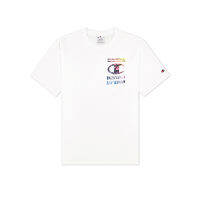 CHAMPION MEN - EU เสื้อยืดแขนสั้นผู้ชาย-ไซส์ยุโรป CREWNECK T-SHIRT  217270-WW001