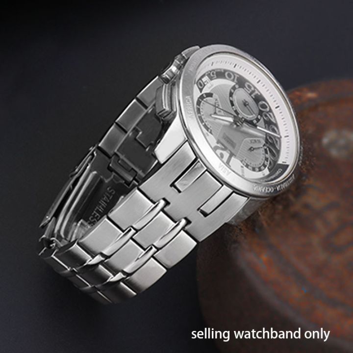 สายนาฬิกาข้อมือ21มม-สำหรับแถบสายเหล็ก-yrs403เย็น-yrs412-yrs402สแตนเลสสร้อยข้อมือเหล็กสายรัดข้อมือสายนาฬิกาข้อมือสายรัดข้อมือ
