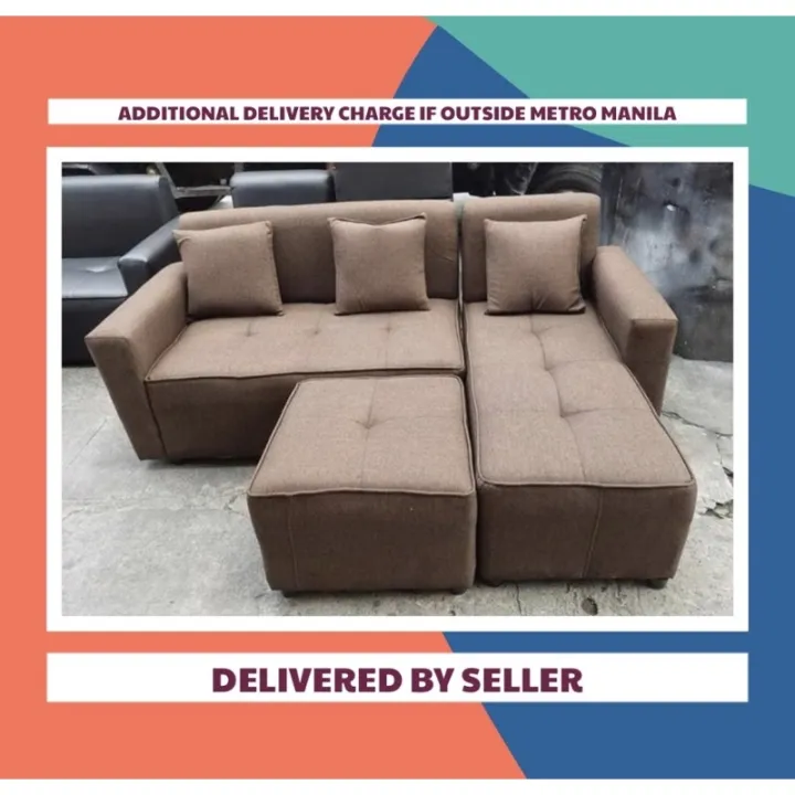 LSHAPE SOFA (with ARMREST) Furniture home Furniture home sala set