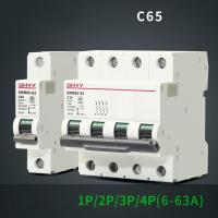 C65เบรกเกอร์ทุกขนาดจำกัดกระแสสินค้าระดับไฮเอนด์1P 2P 3P 4P 10a 6a 20a 25a 32a 50a 63a Dz47สวิตช์ไมโครไมโครไมโครไมโครไมโคร