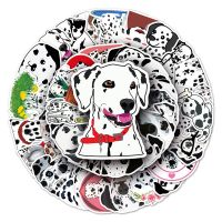 50pcs Cartoon Love Spotted Dog Stickers For Stationery Cup DIY Craft Supplies Kids Sticker Pack Vintage Scrapbooking Material