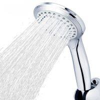 Zhang Ji HandHeld Rainfall Jet Spray High Pressure Powerful Showerhead 5 Modes Silicone Nozzle Water Save ABS Chrome Plating Showerheads