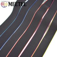 ✾ 5/10Meters 4cm Nylon Elastic Bands Decorative Stretch Ribbon Tape Clothes Pants Belt Webbing Strap Sewing Material Accessories