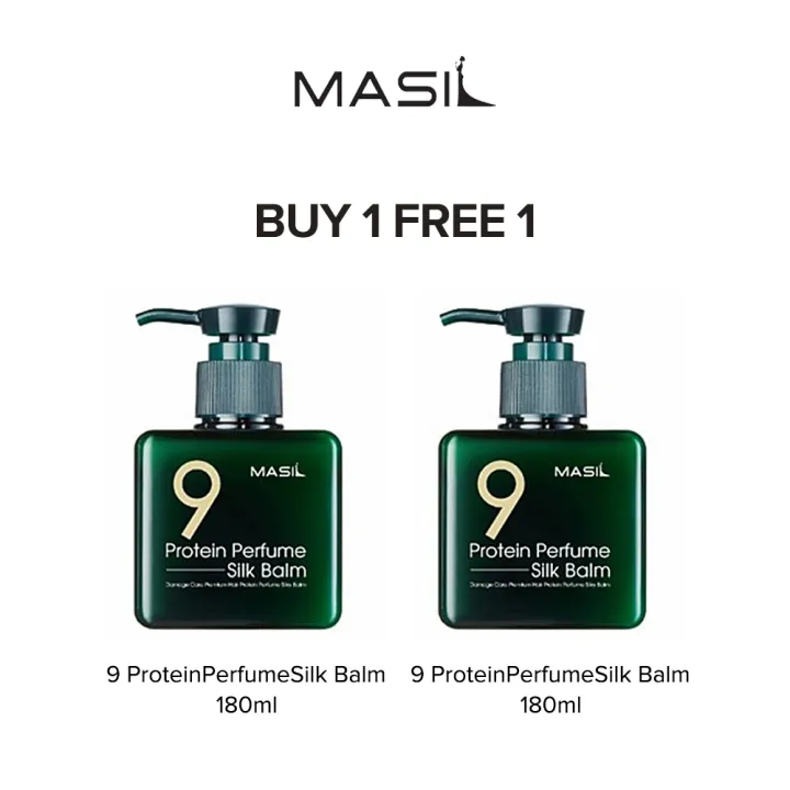 [Buy 1 Free 1]MASIL 9 Protein Perfume Silk Balm (180ML)-Repair Damaged ...