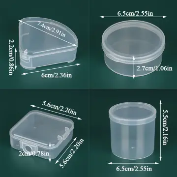 1pc Small Square Transparent Plastic Boxes Finishing Container Packaging  Storage Box 4*4*2.8CM - AliExpress