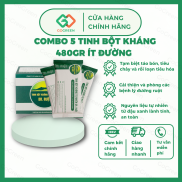 GOGREEN_ COMBO 5 Tinh Bột Kháng Tự Nhiên Dr Ruột 480gr Ít Đường