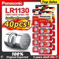 【Exclusive】 40Pcs/4ใบ Panasonic 1.5V AG10 389 LR54 SR54 SR1130W 189 SB-BU L1130 1130 LR1130ปุ่มอัลคาไลน์เหรียญ