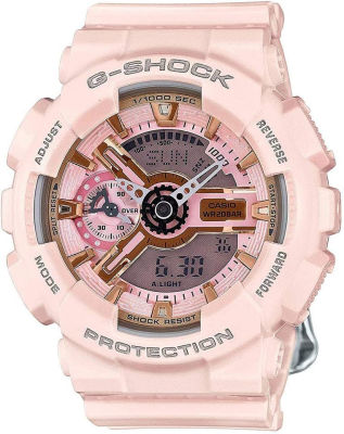 ‎Casio Sports Watch Gold and Pink Dial Pink Quartz Ladies
