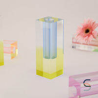 SARABARN Gradient Acrylic Vase | แจกัน แจกันอะคริลิก สีฟ้า-ส้ม