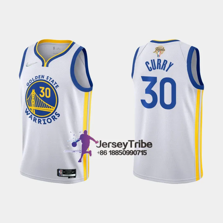 New Original Men's Basketball GSW Curry Jersey 2022 NBA Finals Golden ...