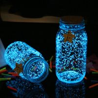 10g Party Fluorescent Super luminous Particles DIY Glow Pigment Bright Gravel Sand Powder Noctilucent Sand Glowing in the Dark