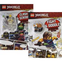 L.EGO ninjago legacy creative Doodle and Activity Book L.EGO Ninja themed Educational Activity Book 2 volumes set of Ninja themed childrens English books English original imported book