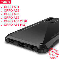 Original Nebula OPPO A92 A91 A93 A52 A53 A73 4G ปลอกกันชนใส4มุมถุงลมนิรภัยการดูดซับแรงกระแทกโปร่งใสเคสโทรศัพท์ฝาหลัง