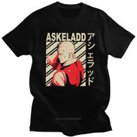Cool Vinland Saga Askeladd T Shirt Men O- Neck Short Sleeved Japanese Anime Manga Printed Tee Cotton Fans T-Shirt Gift Harajuku 【Size S-4XL-5XL-6XL】