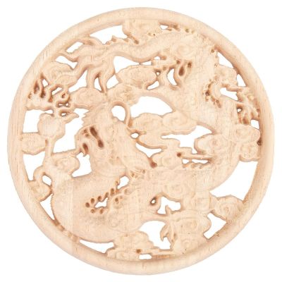 Carved Decal Woodcarving Corner Applique Furniture Door Wooden Cabinet Decoration Decorative Wood Vintage Home Decor