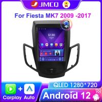 JMCQ แอนดรอยด์11วิทยุติดรถยนต์สำหรับ Ford Fiesta MK7 2009 -2017ระบบนำทางสเตอริโอเครื่องเล่นมัลติมีเดีย Carplay หน่วยส่วนบนหน้าจอแนวตั้ง