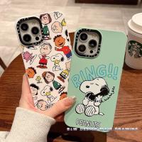 Casetify เคสโทรศัพท์มือถือ ซิลิโคนนิ่ม กันกระแทก ลายการ์ตูนสนูปปี้น่ารัก สําหรับ iPhone 14 13 12 MAX X XR XS 7 8