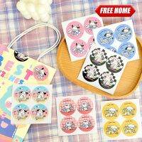 Freehome?ซานริโอ?50ชิ้น9 × 9ซม. สติกเกอร์กันน้ำ Kawaii Pahca แผ่นทองแดงสติกเกอร์ตกแต่งมีกาวในตัวการตกแต่ง DIY ของขวัญสำหรับเด็กนักเรียน