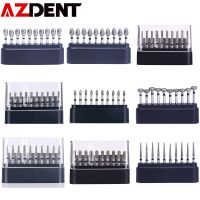 Azdent สว่านเจาะเพชรทันตกรรม Dia.1.6mm 10ชิ้น/เซ็ตสูงความเร็วผลิตภัณฑ์เพิ่มความขาวขัด