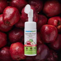 Mamaearth Apple Cider Vinegar Foaming Face Wash with Apple Cider Vinegar &amp; Aloe Vera Water for Deep Cleansing – 150ml มาม่าเอิร์ธ แอปเปิ้ลไซเดอร์ เวเนก้า โฟมมิ่ง เฟสวอส