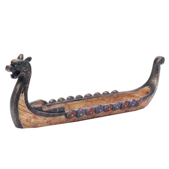 4x-dragon-boat-incense-stick-holder-burner-hand-carved-carving-censer-ornaments-retro-incense-burners-traditional-design