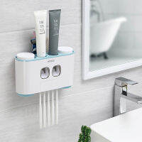 Bathroom Automatic Toothpaste Dispenser Toothpaste squeezer Bathroom Accessories Wall PasteMounted Toothbrush Cup Storage Holder