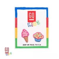 GQWhite Kids Iron-On Mask Patch สติ๊กเกอร์รีดติดหน้ากาก