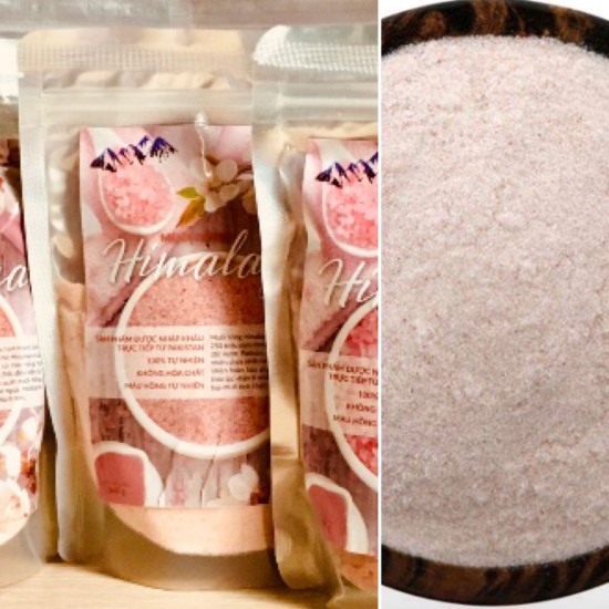 Hcmmuối ăn himalaya nhập khẩu pakistan loại mịn 1 kg - ảnh sản phẩm 2