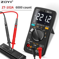 ZOYI ZT-102102A Digital Multimeter 6000 Counts TRMS Backlight ACDC Ammeter Voltmeter Ohm Portable Voltage Multifunction Tester