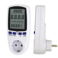 EU Plug Digital Wattmeter Power Meter การบริโภควัตต์ Energy KWh Socket 220V 230V AC ไฟฟ้าค่าธรรมเนียม yzer Monitor