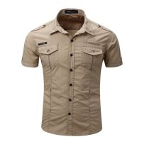 CODHaley Childe FREDD MARSHALL Mens Shirt 2020 New Men Cargo Shirt Fashion Casual Shirt Summer Style 100 Cotton Solid Mens Casual Shirt Plus Size S-3XL 55888