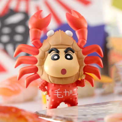 ใหม่ Crayon Shin-Chan อะนิเมะ Kawaii น่ารักอาหาร Blind กล่อง Palinuridae Action Figure ของเล่นเด็กคริสต์มาสของขวัญ