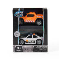 Toys R Us Speed City สปีด ซิตี้  รถก่อสร้าง และรถตำรวจ แพ็คคู่ (931050)