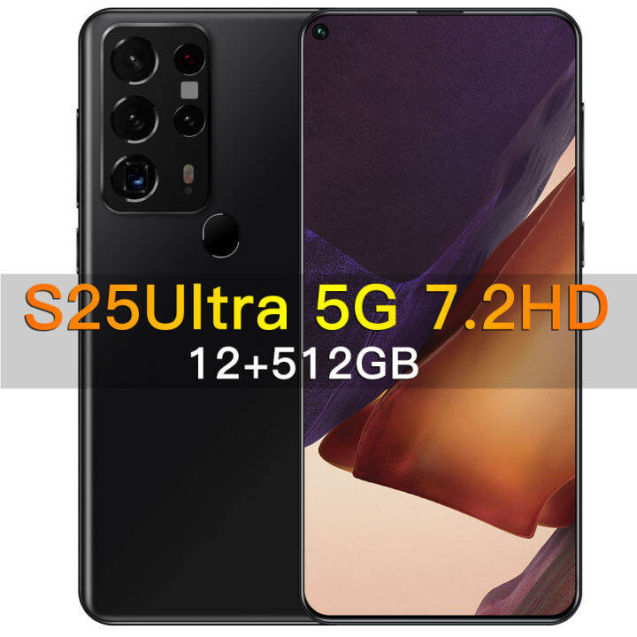 Valuable Smartphone 2021 7.2 AMOLED INCEL Full Screen S25 Ultra 5G ...