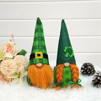 St Patricks Day Gnomes Decor, 2 Packs St. Patricks Day Decorations, Saint Patrick Day Gift Elf Ornament for Home Decor