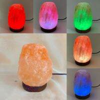 USB Lamp, LED Lamp, Color Changing Lamp, Wood Base GOULD