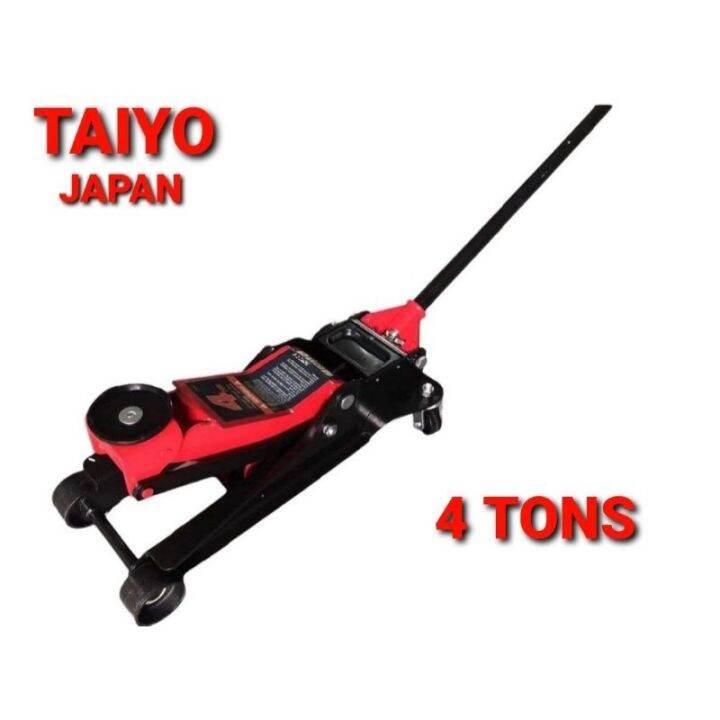 HYDRAULIC FLOOR JACK 4 TONS ( CROCODILE ) TAIYO JAPAN HEAVY DUTY LOW
