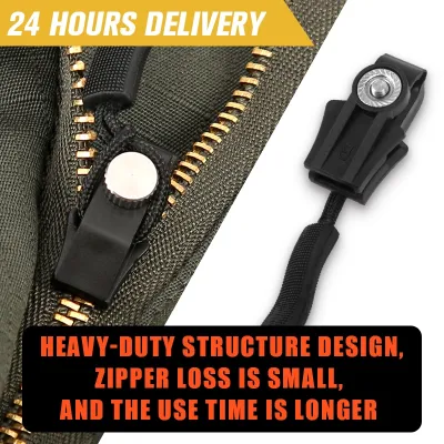❐ 6pcs Zipper Repair Kit Universal Instant Zipper Repair Replacement Zipper Sliding Teeth Rescue Zipper Head For 3 Different Size