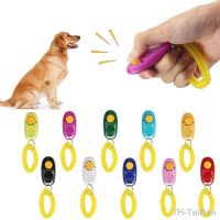 Plastic Dog Clicker Tranining Clicke Training Whistle