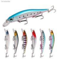 ◆ Luya Bait Six-color Long-range Floating Water Ring Bead Mino 14.6cm15g Laser Three-hook Fake Bait To Attack Sea Bass