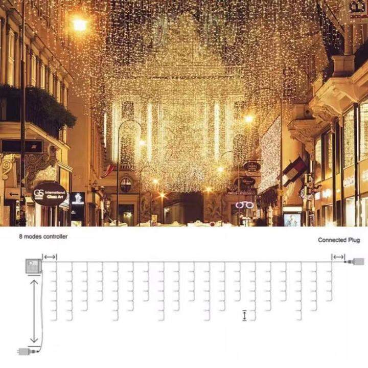 LED shower curtain Christmas lights/light,chandelier,window curtains